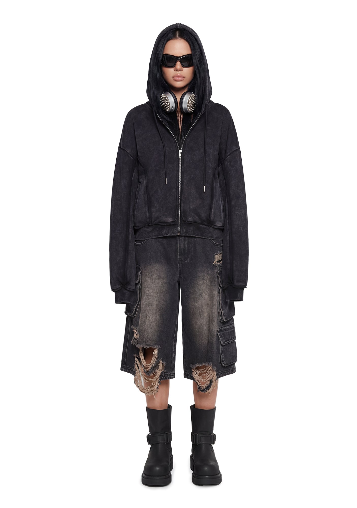 Dimension Boxy Zip Hoodie