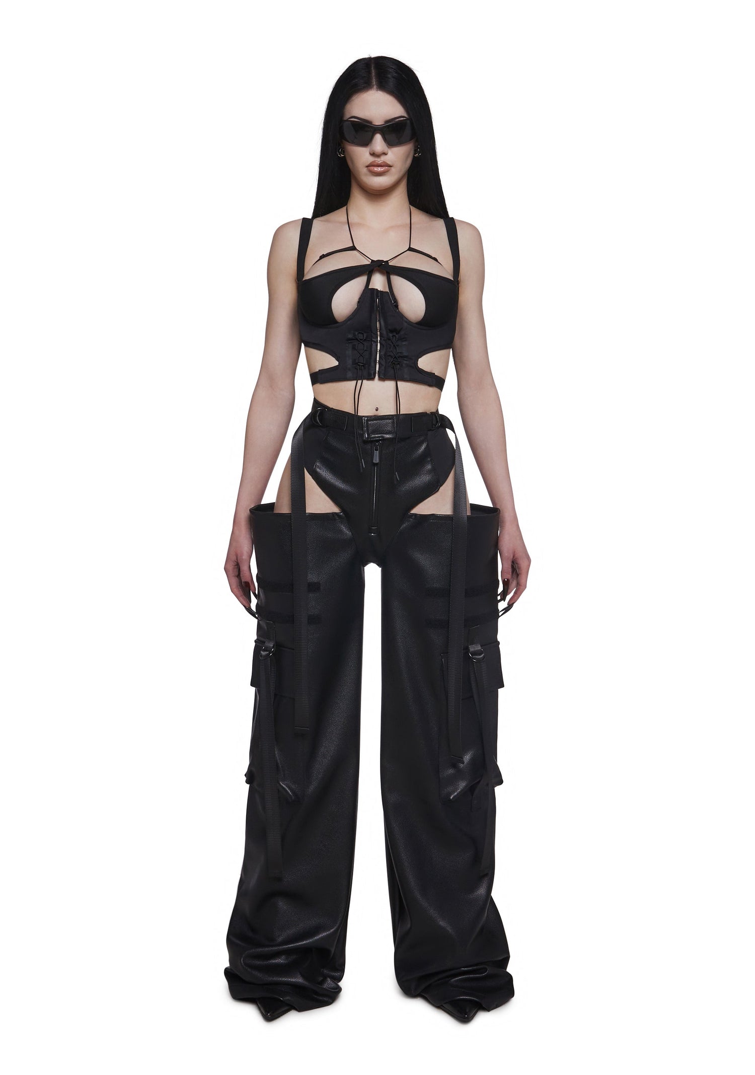 Vegan Leather Panty Trousers