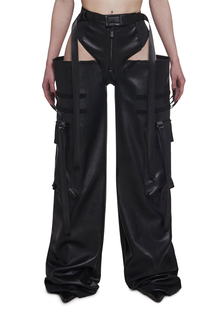 Vegan Leather Panty Trousers