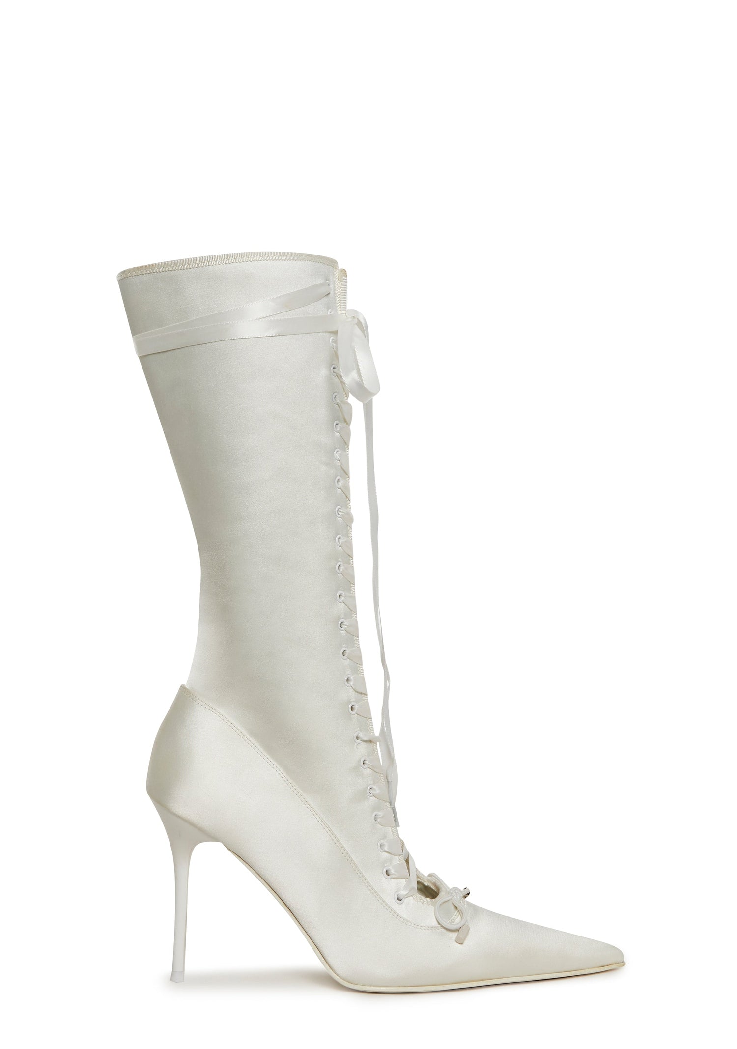 Scandalous Seduction Heeled Boots - White
