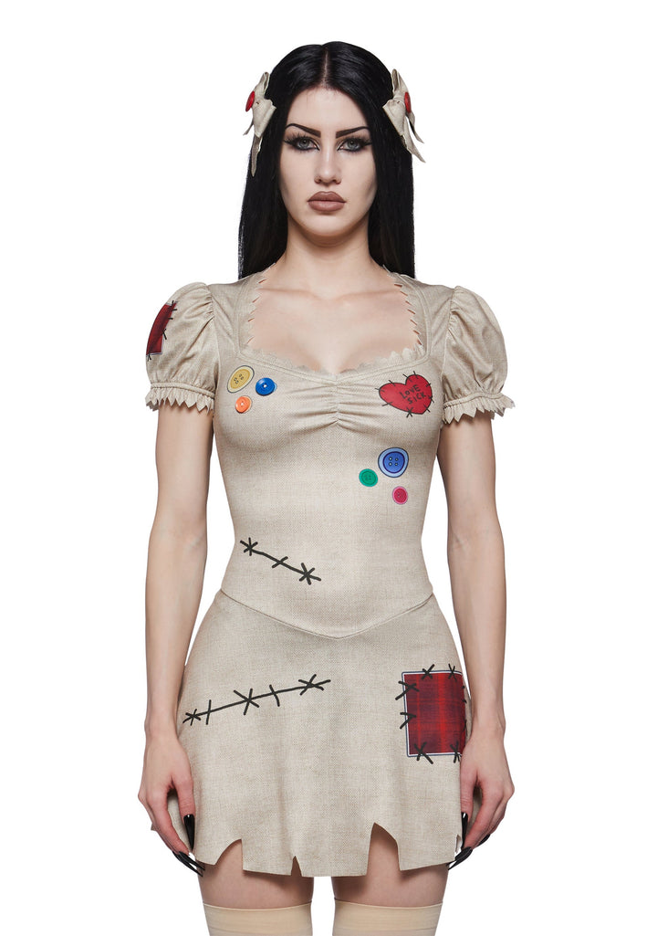 Voodoo Doll Dress Costume