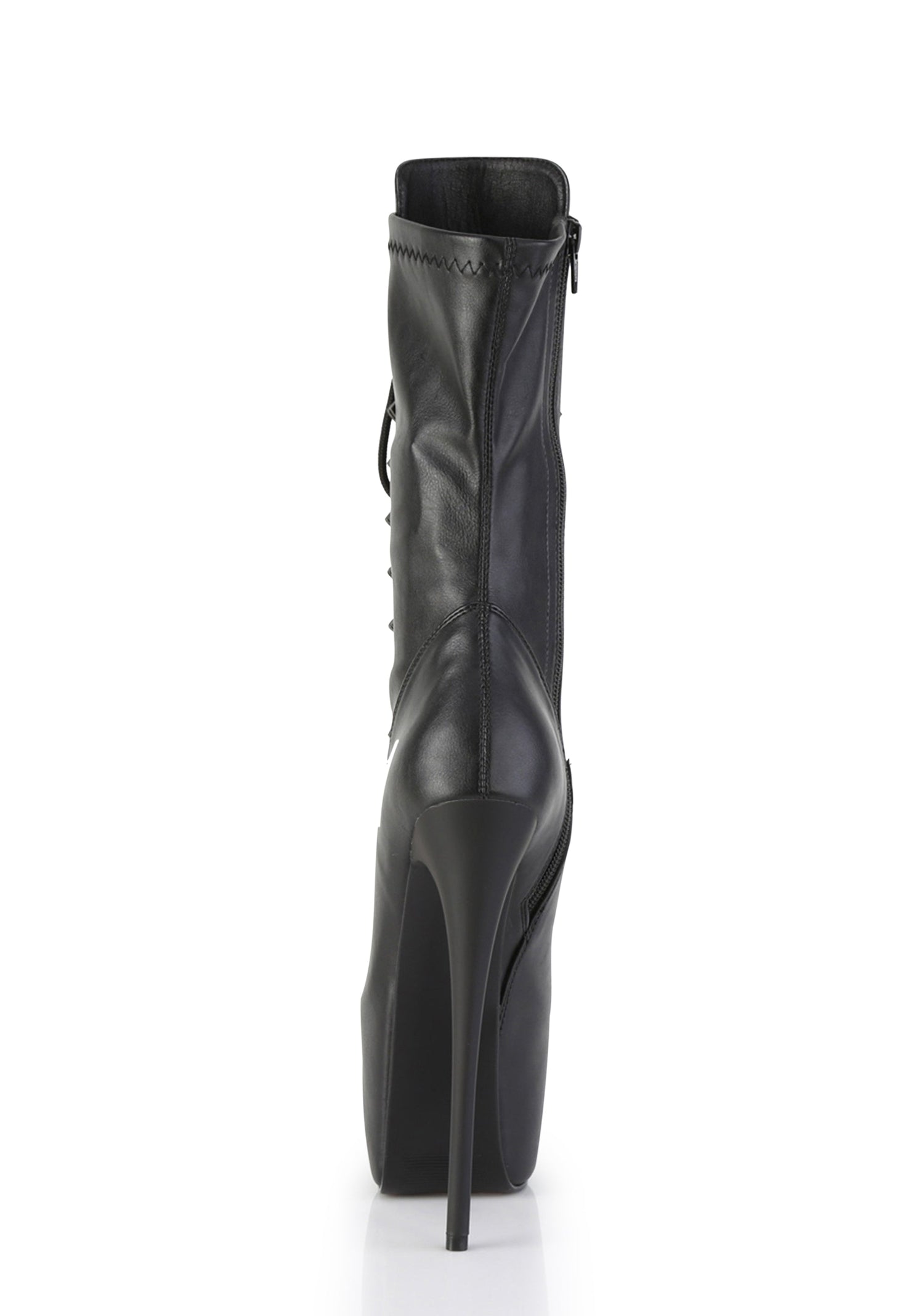 Jubilant-1048 Platform Mid-Calf Boots-Black PU