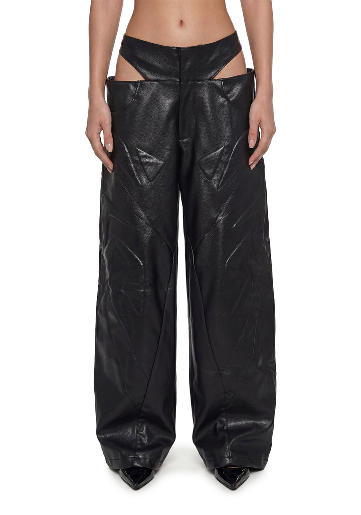 Octane Leather Panty Trousers