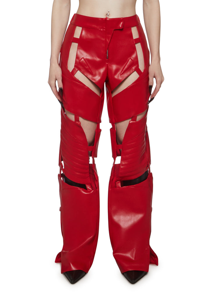 Biker Floating Pants - Red