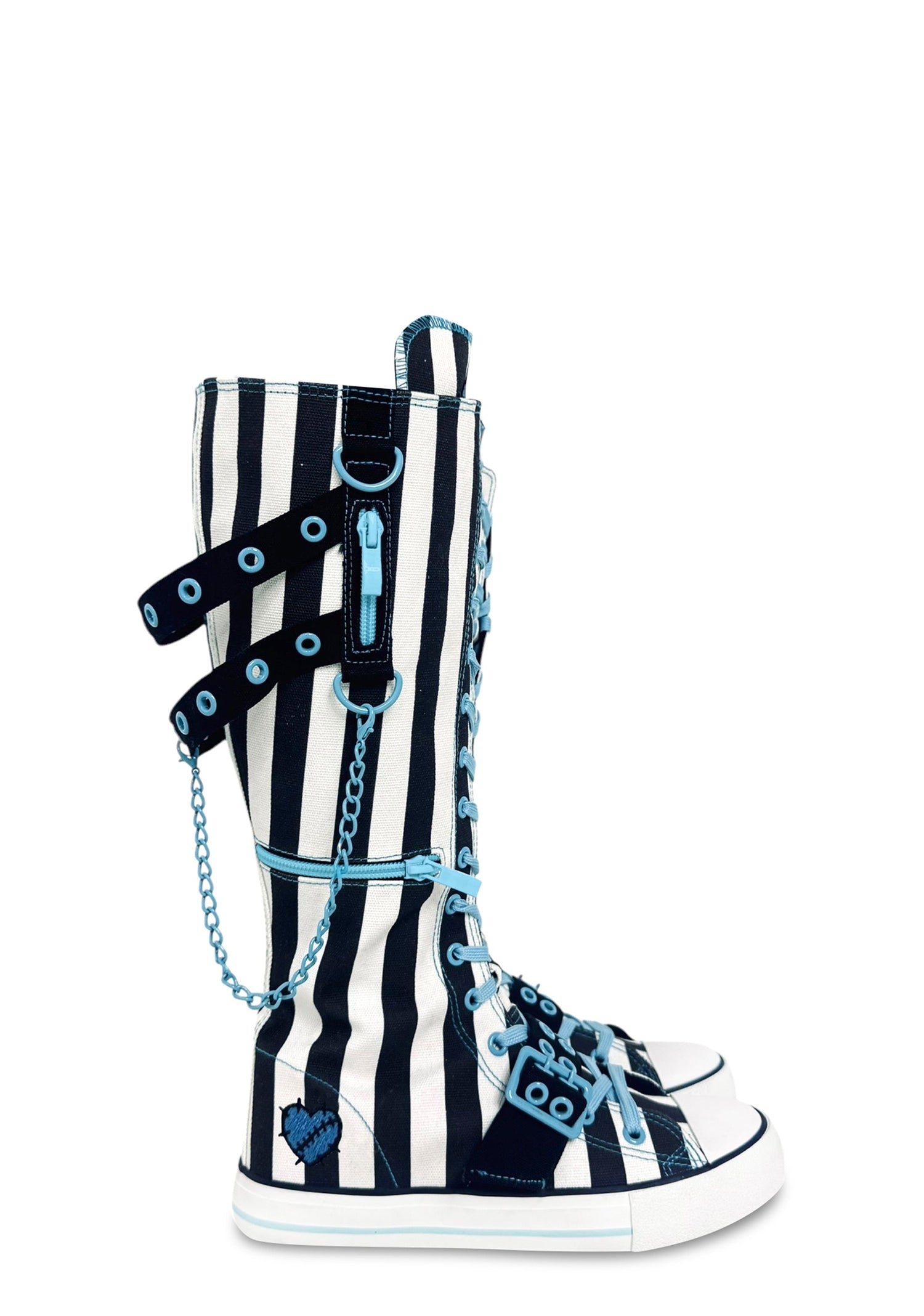 Rawr XD Monster High Knee High Sneakers - Stripes
