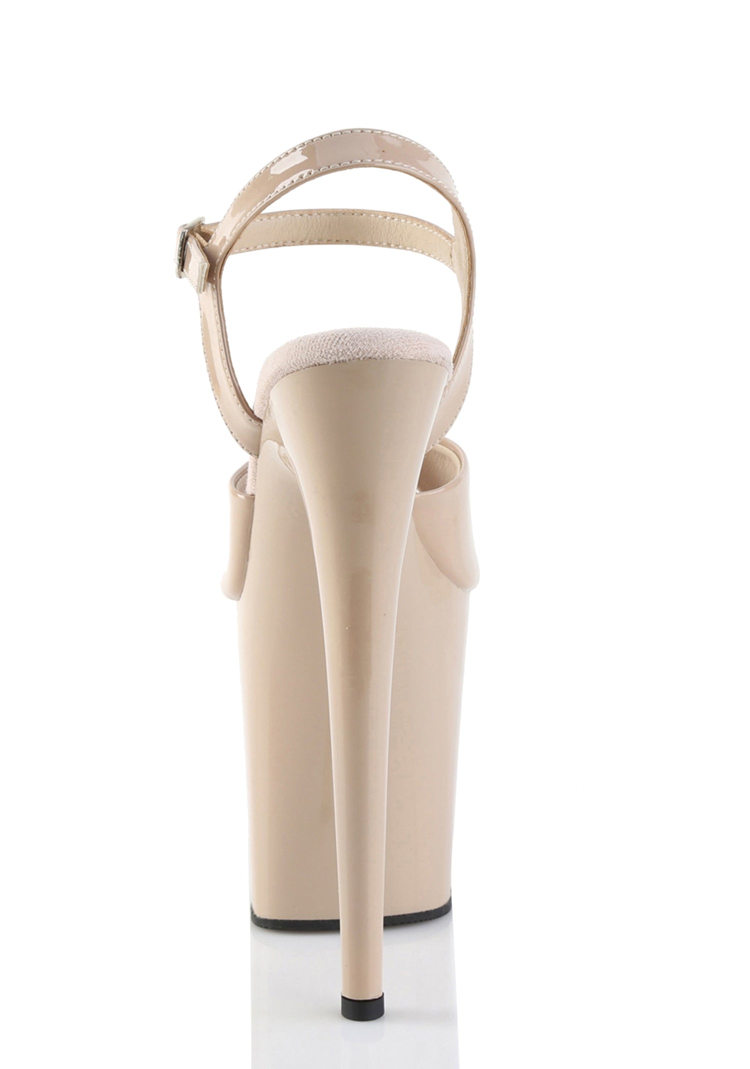 Flamingo-809 Platform Ankle Strap Sandals-Nude