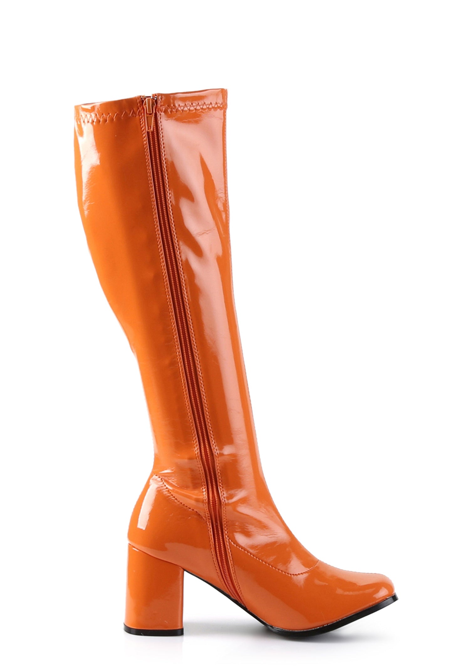Gogo 300 Knee High Boots - Orange