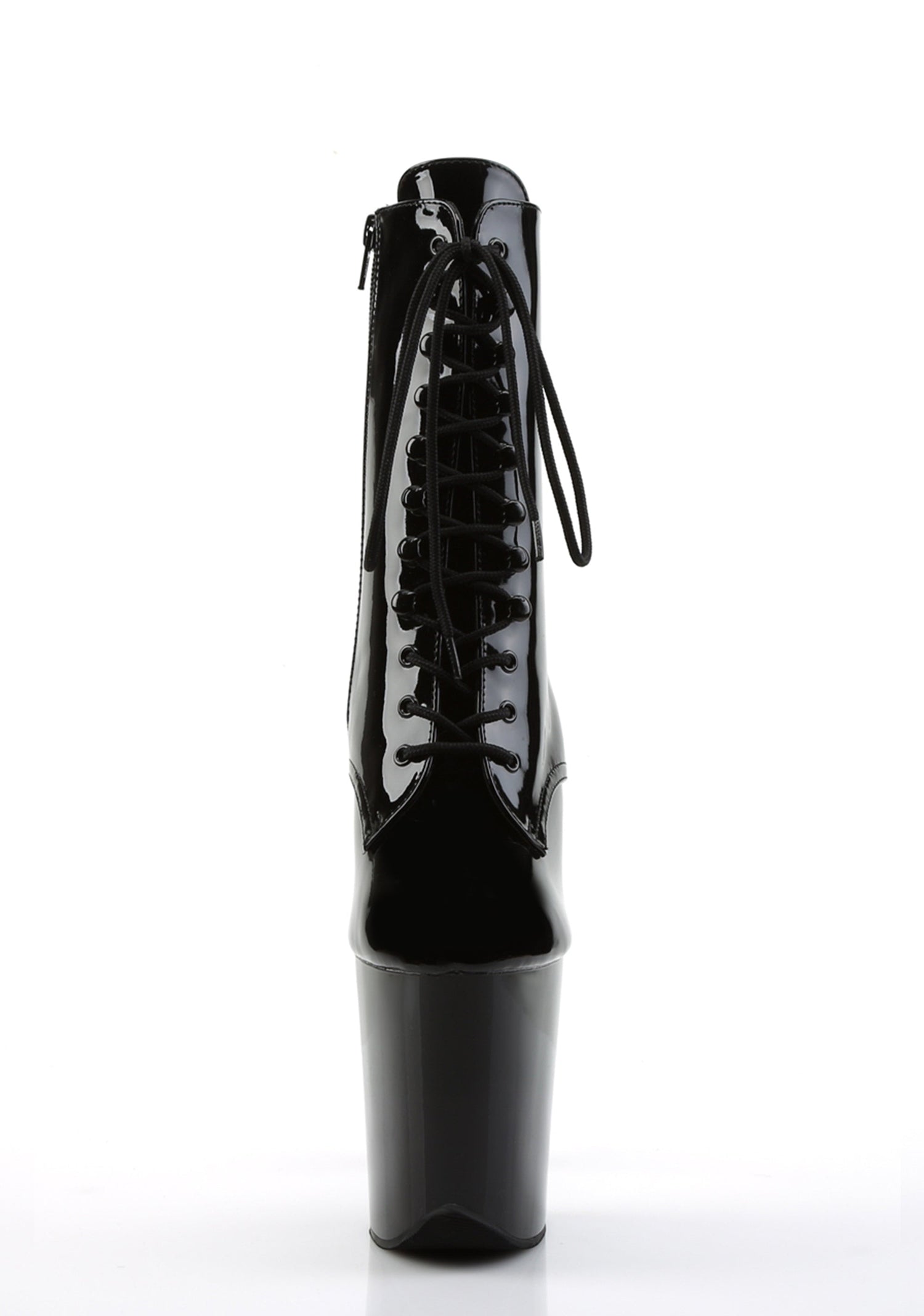 Flamingo-1020 Platform Ankle Boots-Black