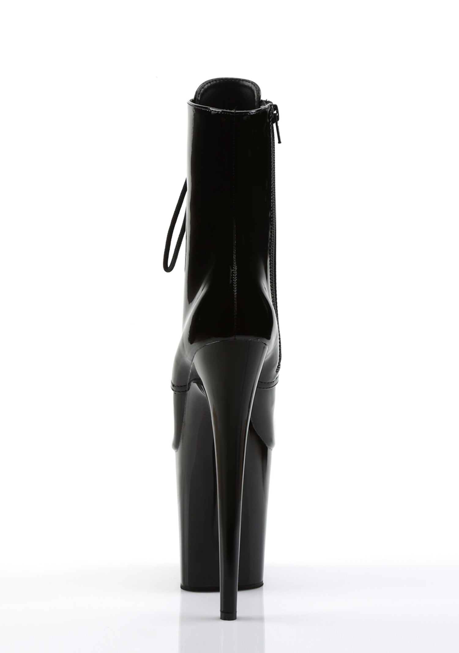 Flamingo-1020 Platform Ankle Boots-Black