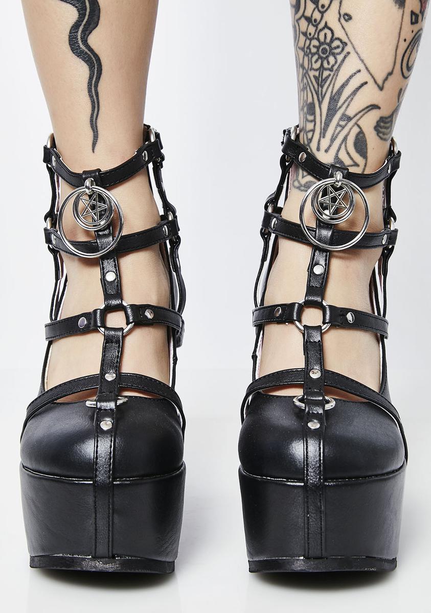 Poison-25-1 Platform Wedge Booties