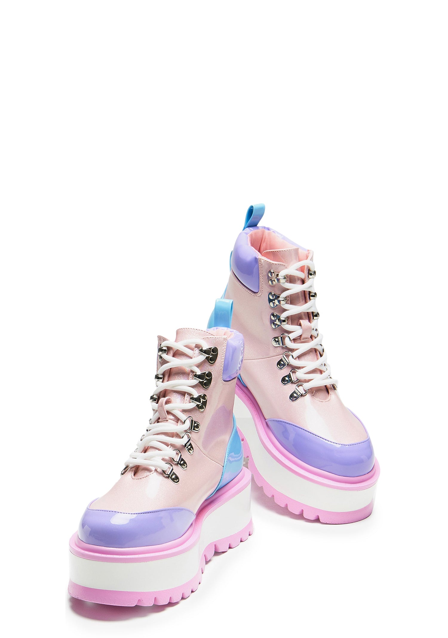 Kawaii Hydra Hi Shine Platform Boots