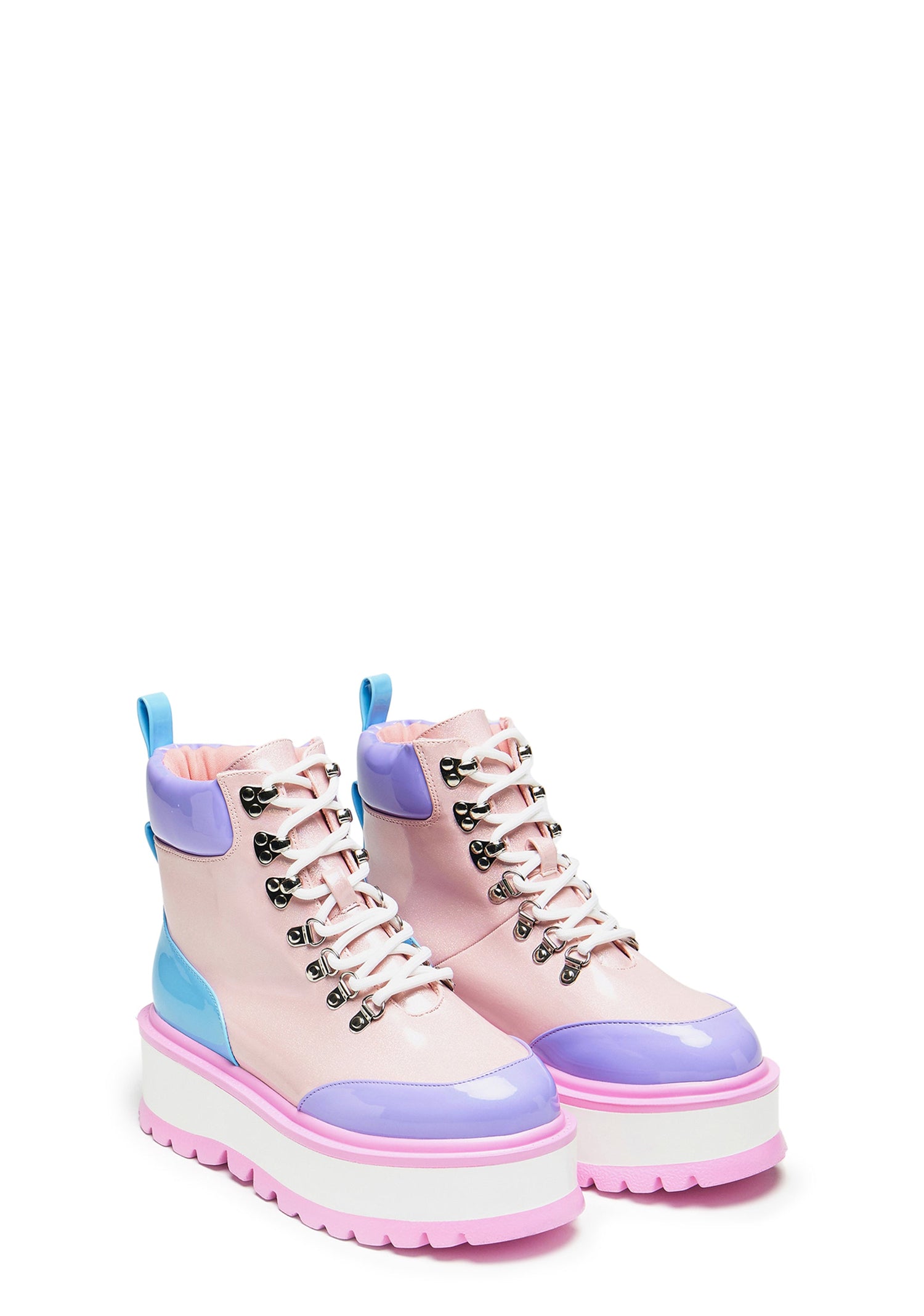 Kawaii Hydra Hi Shine Platform Boots