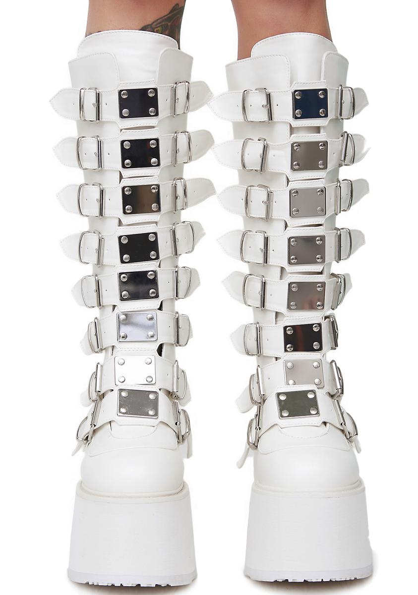 Damned-318 Platform Knee High Boots
