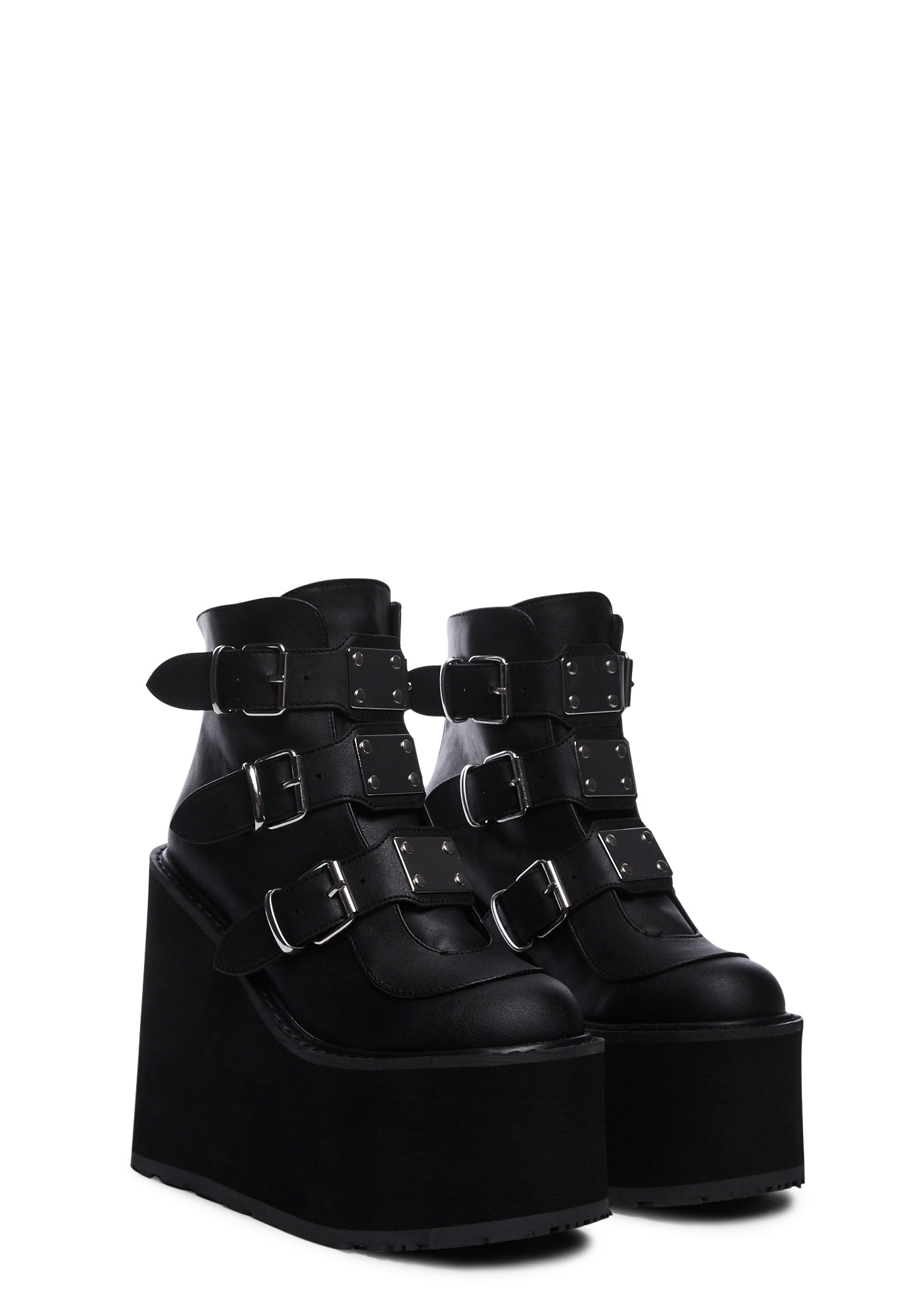 Swing-105 Platform Ankle Boots - Matte