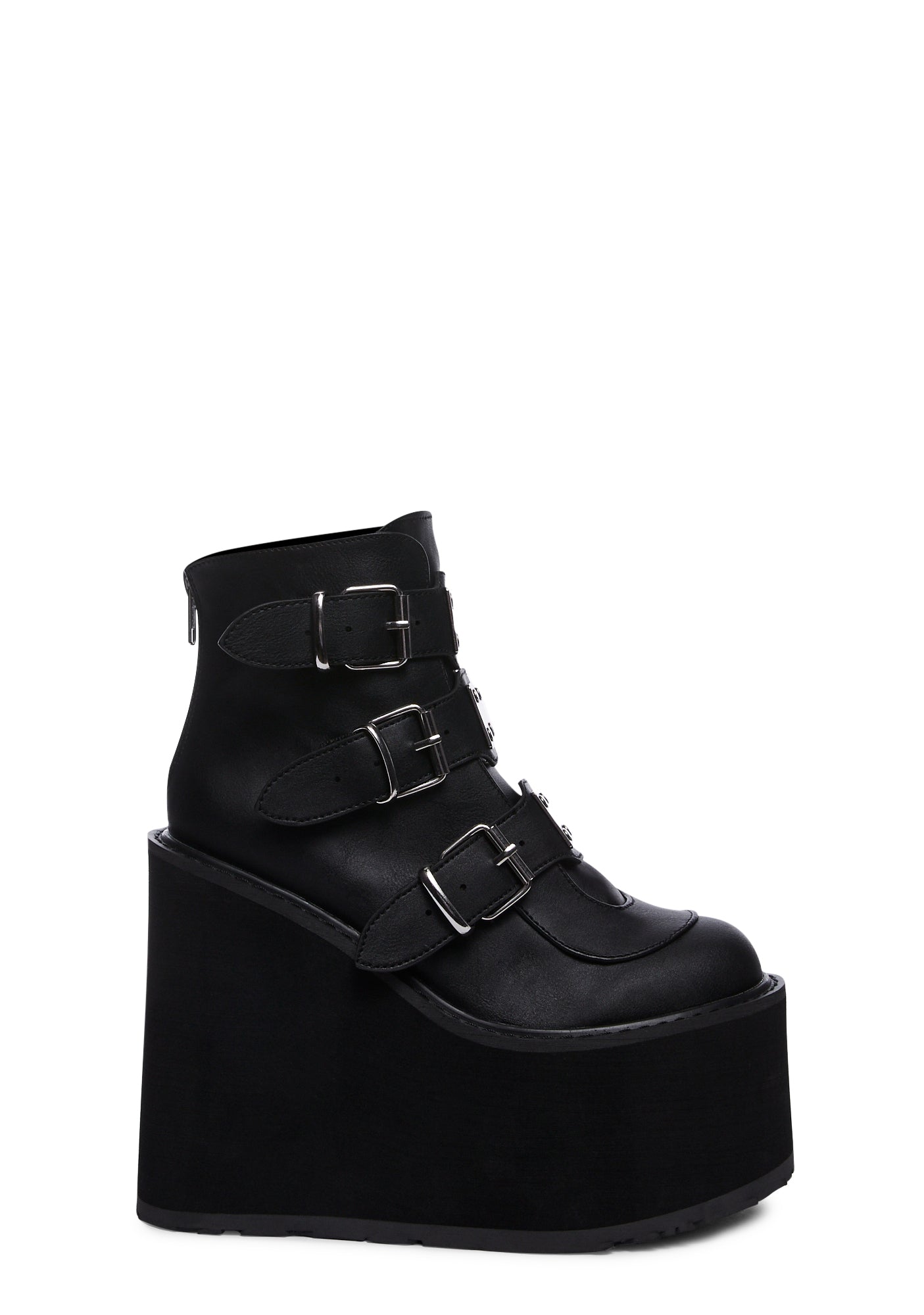 Swing-105 Platform Ankle Boots - Matte