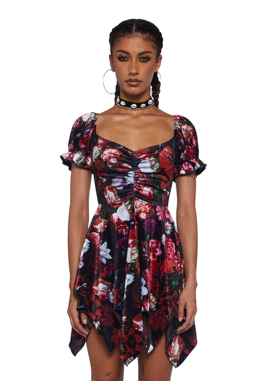 Chasin' Rainbows Mini Dress - Floral