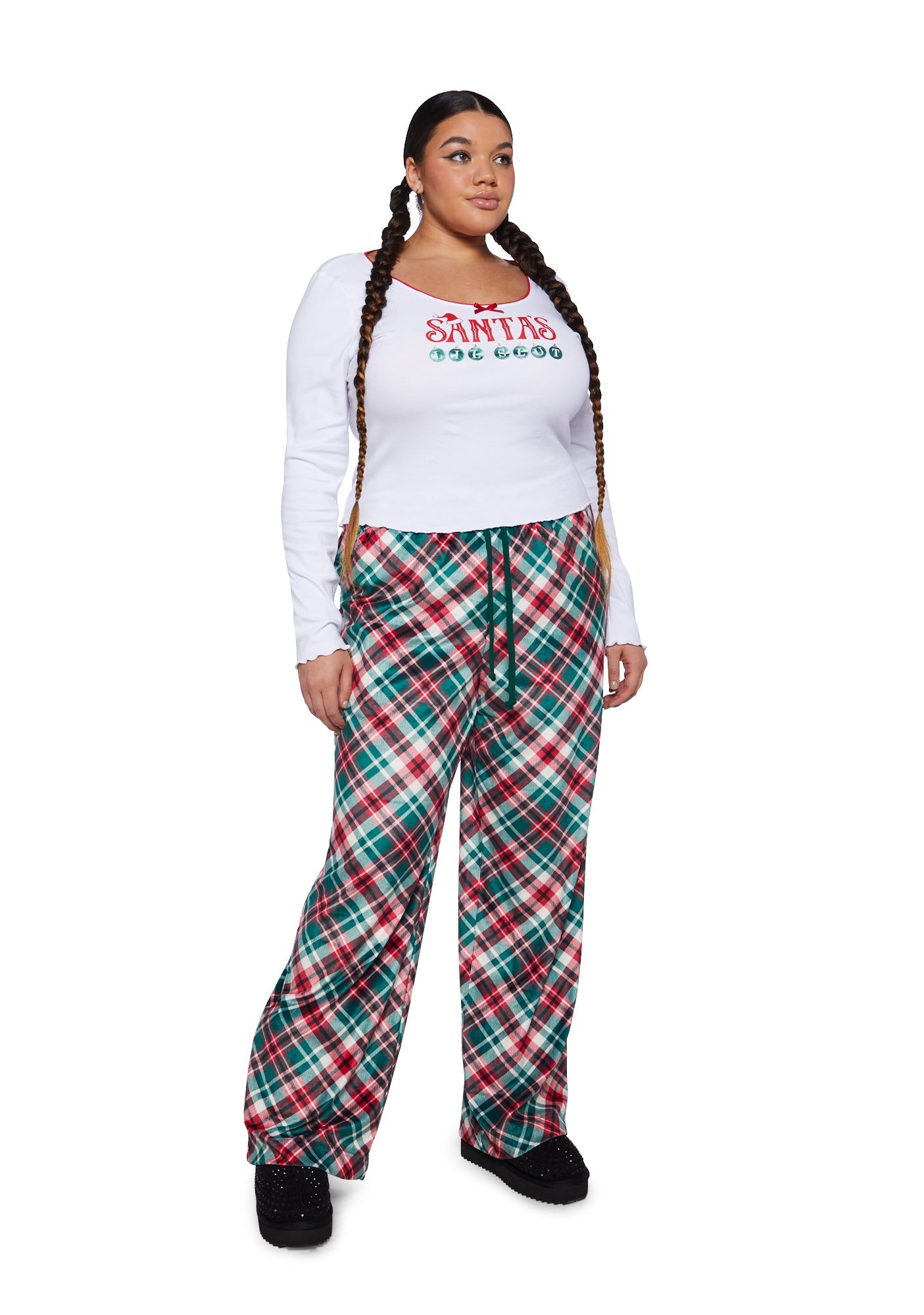 Plus Clause A Scene Long Sleeve Top