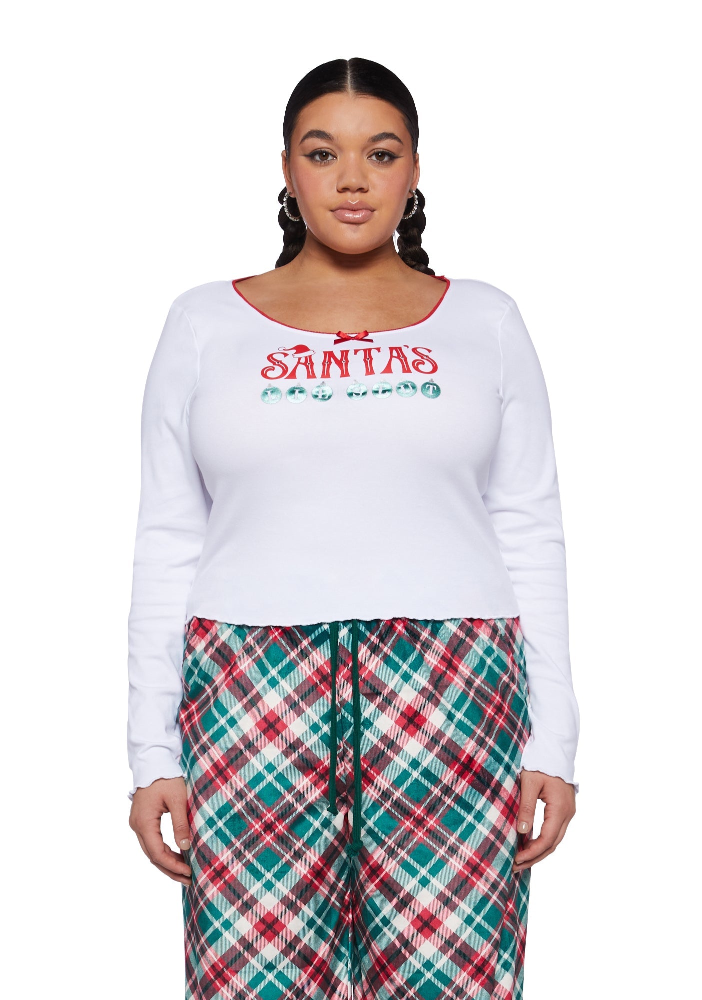 Plus Clause A Scene Long Sleeve Top