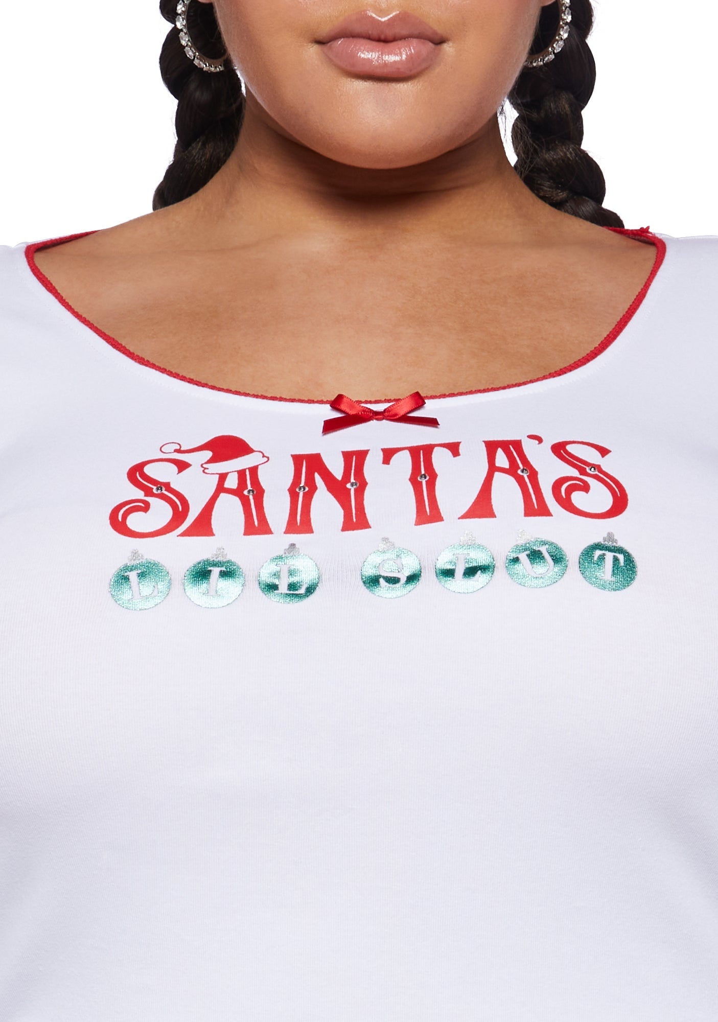 Plus Clause A Scene Long Sleeve Top
