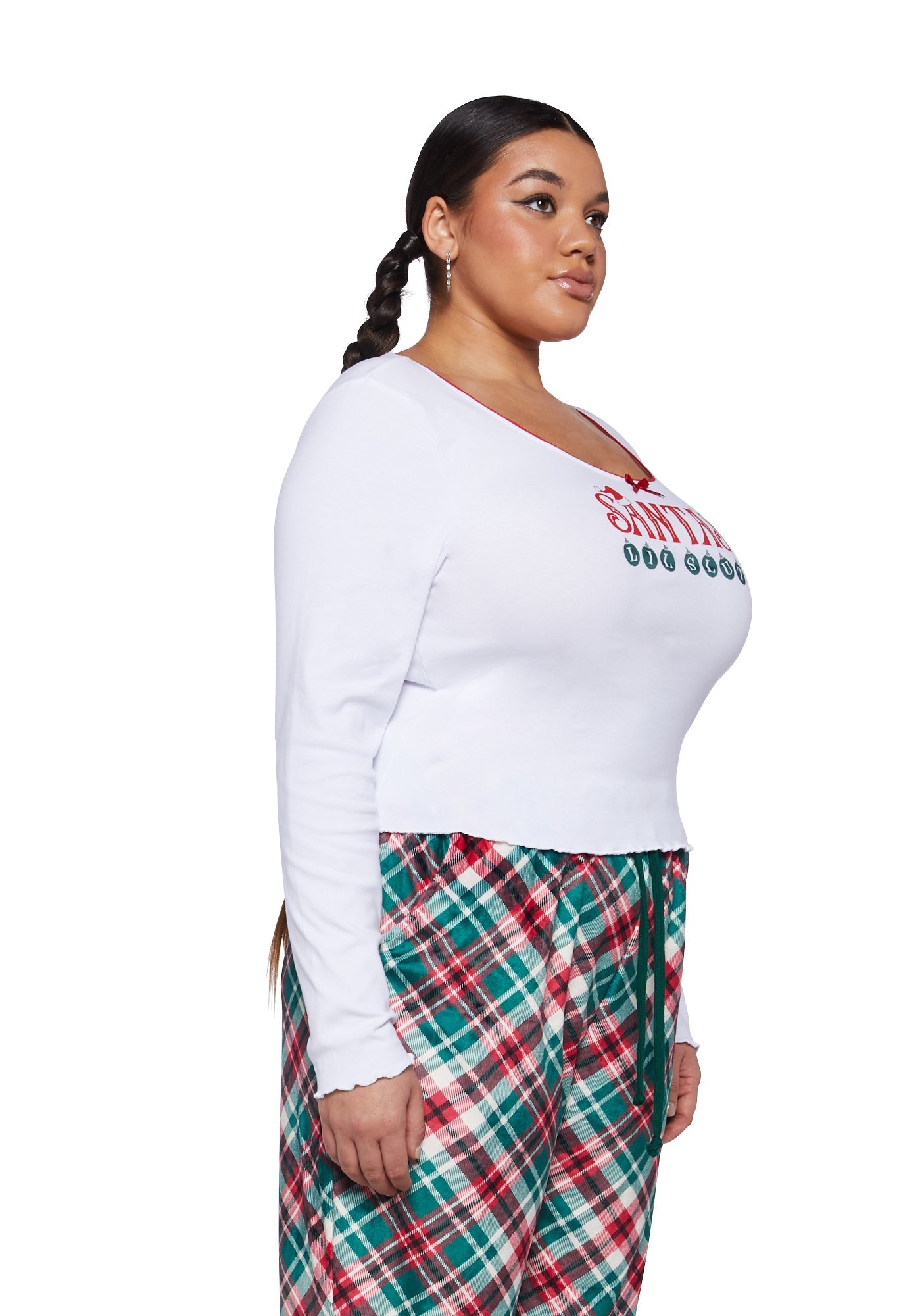 Plus Clause A Scene Long Sleeve Top