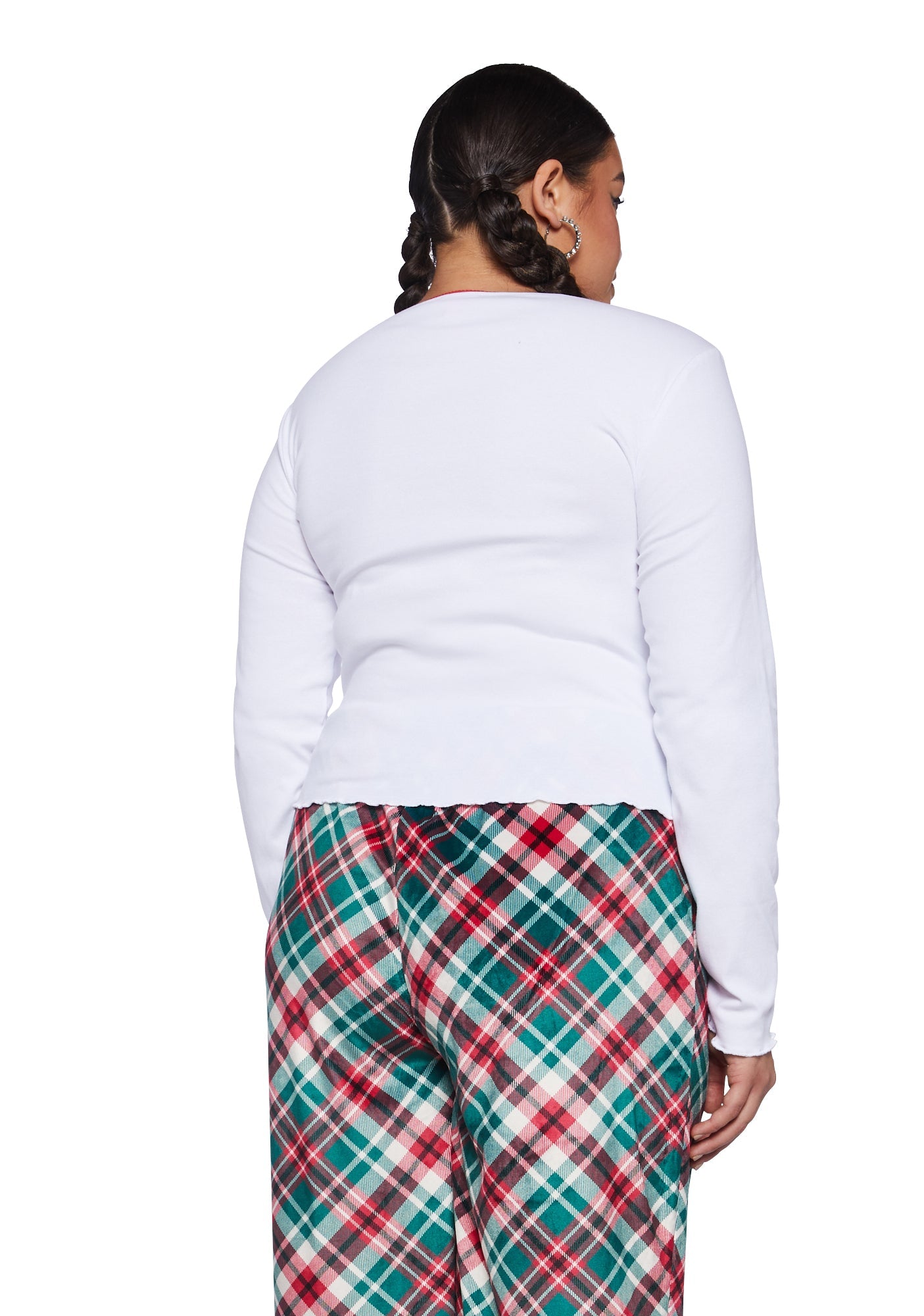 Plus Clause A Scene Long Sleeve Top