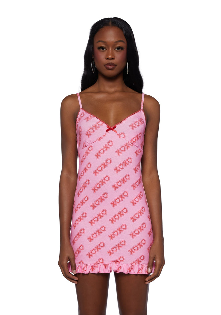 Hugs And Kisses Mini Dress