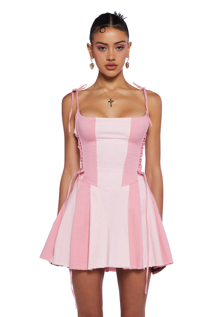Lady’s Dilemma Mini Dress - Pink