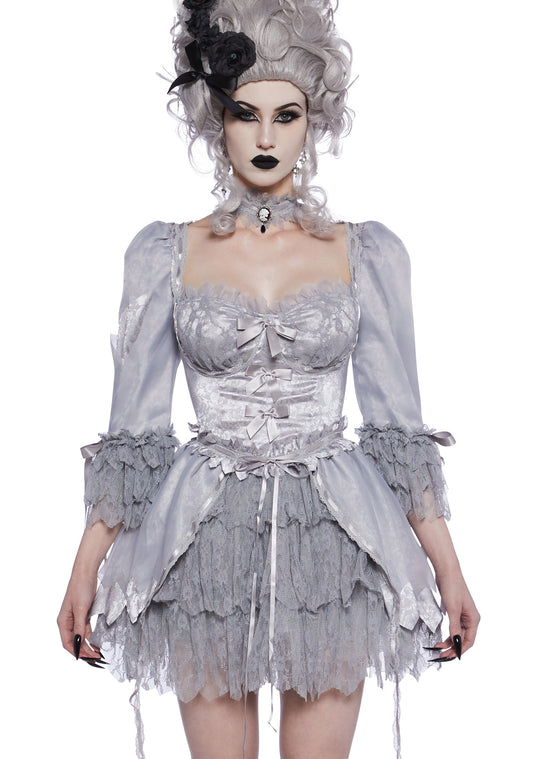 Cake Queen Costume and Wig Set - Ghost