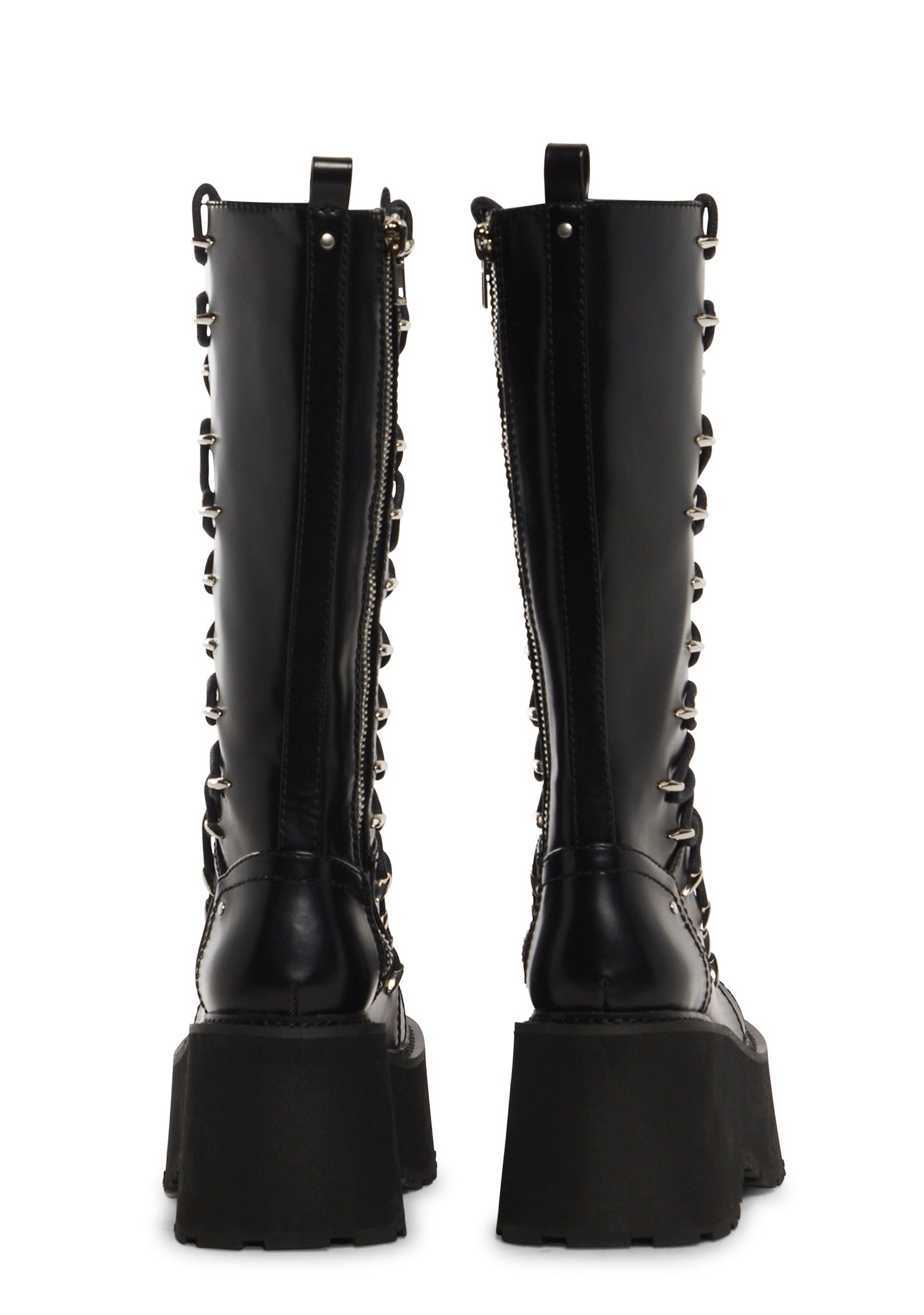 Glam Grit Knee High Boots