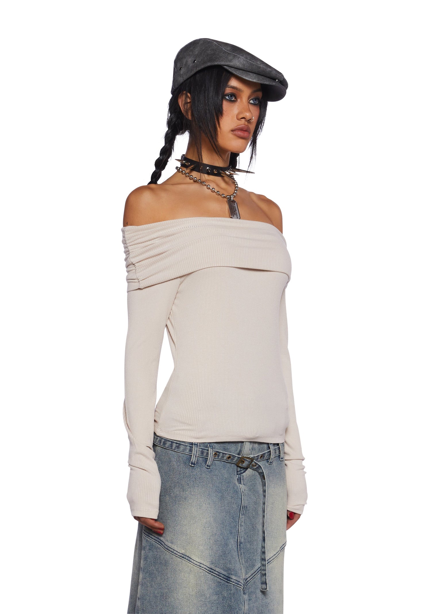 Rustic Soul Long Sleeve Top - White