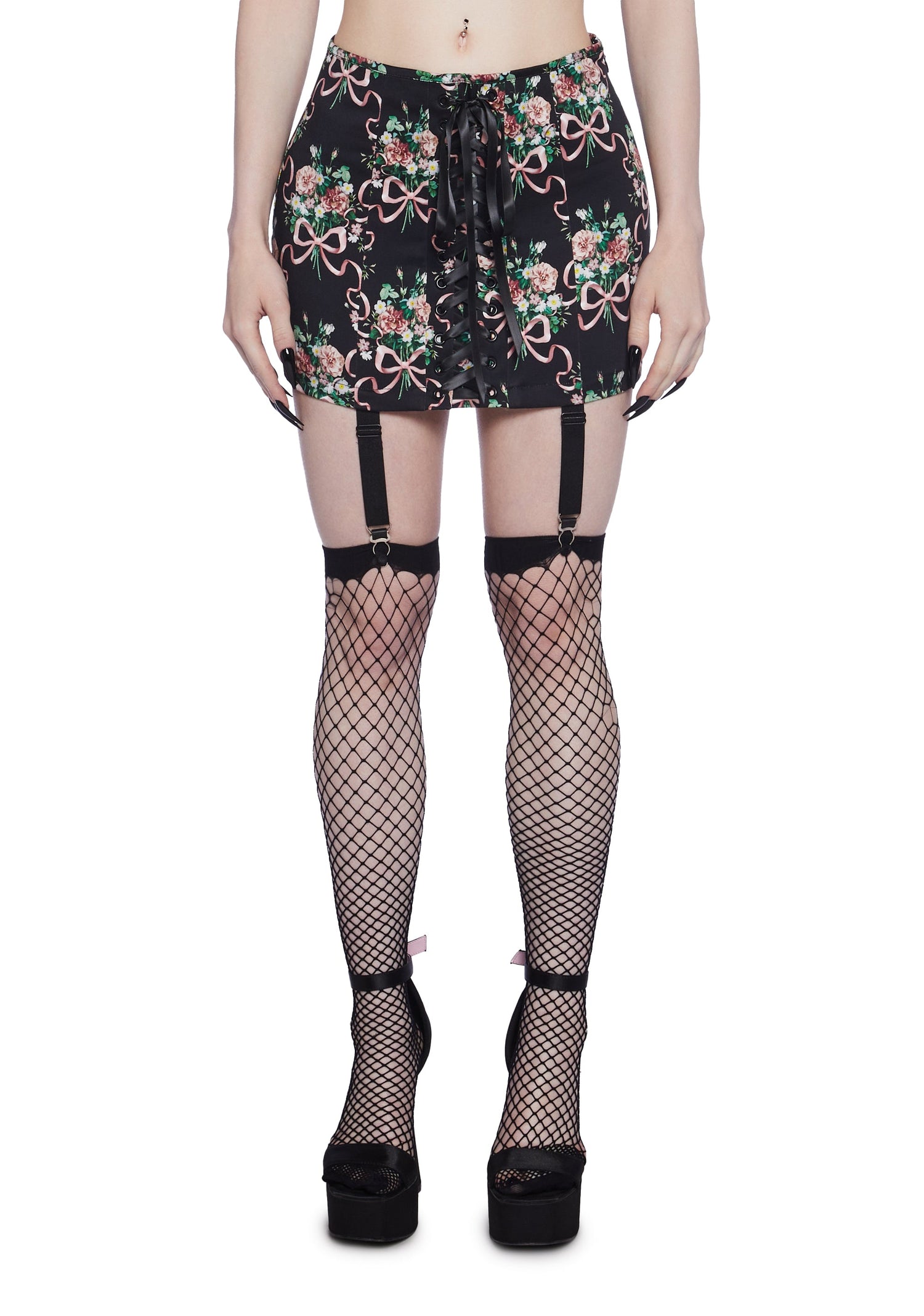 Bewitched Bloom Mini Skirt