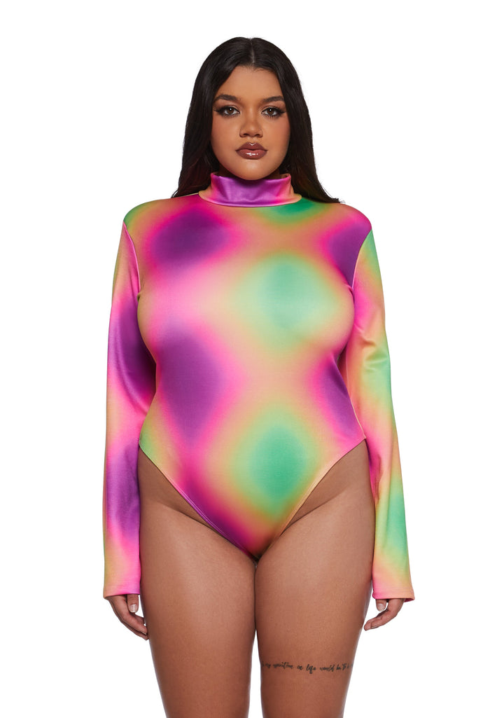 Acid Tripping Long Sleeve Bodysuit