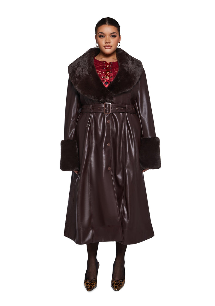 Power Plays Trench Coat