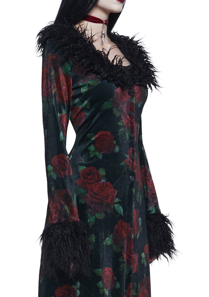 Thorned Morte Velvet Duster