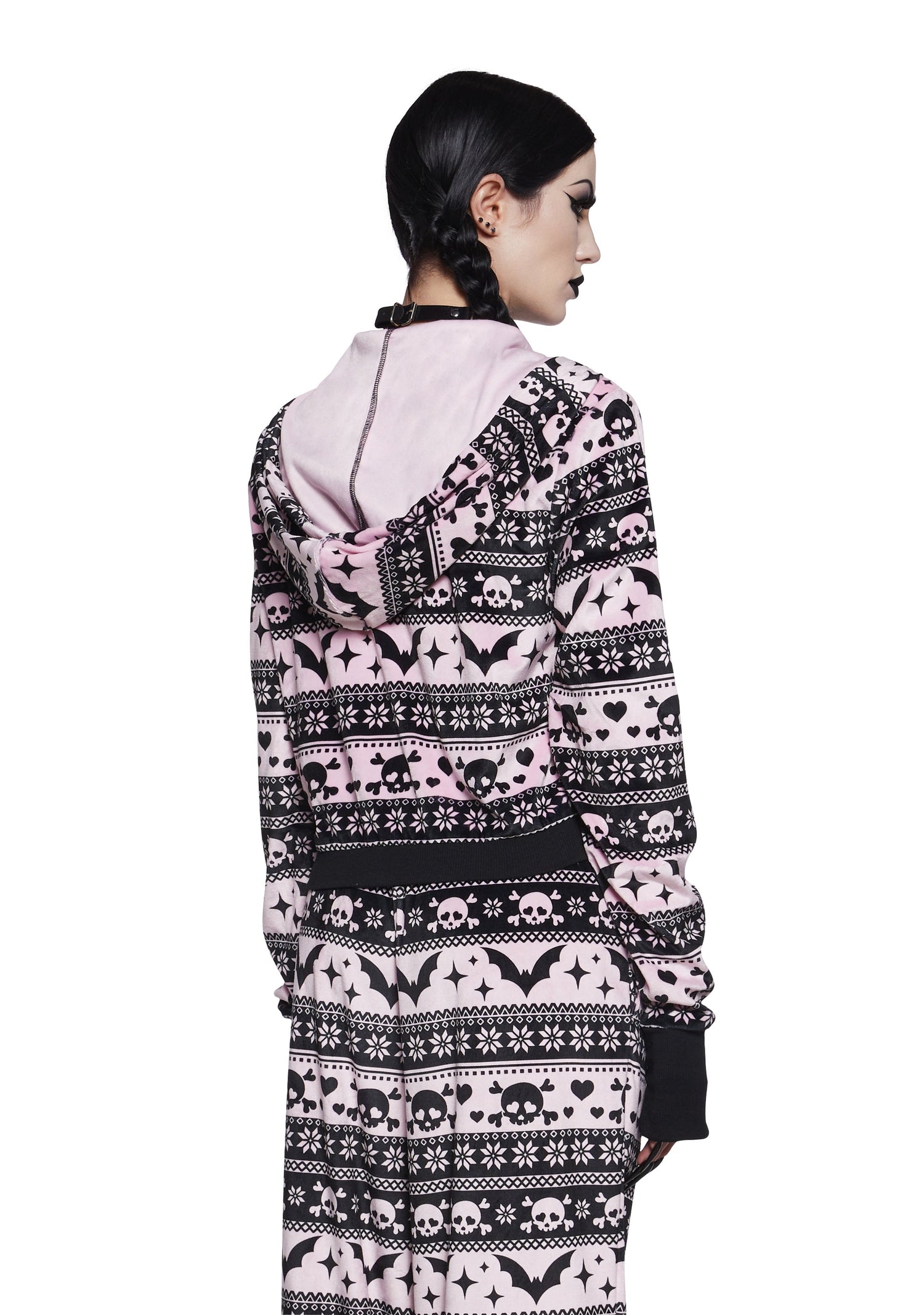 Deck The Skulls Zip-Up Hoodie
