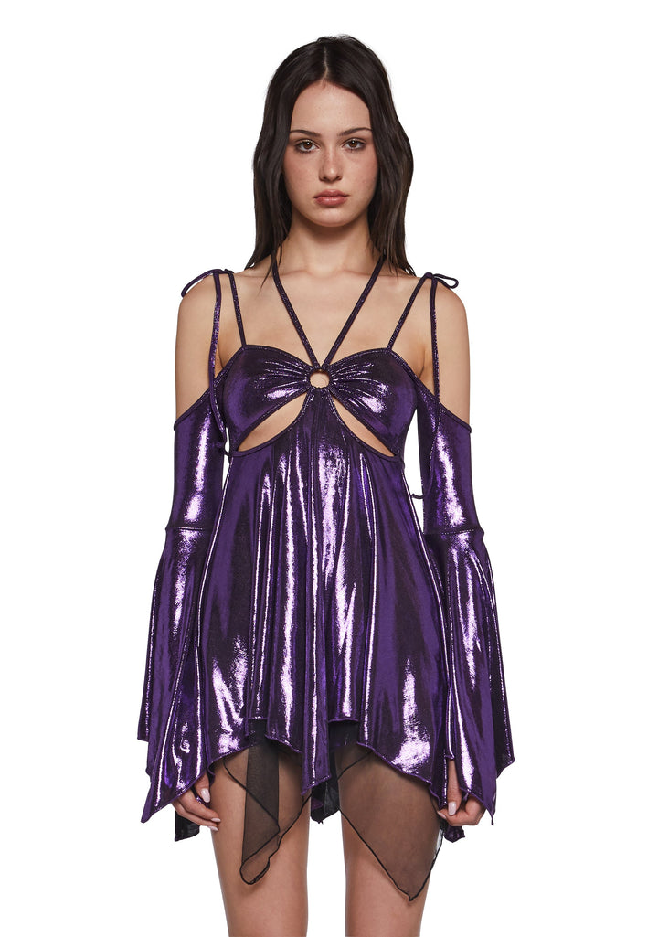 Lightning In A Bottle Mini Dress - Purple