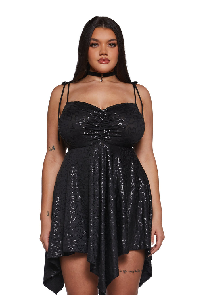 Keep Shining Mini Dress - Sequin