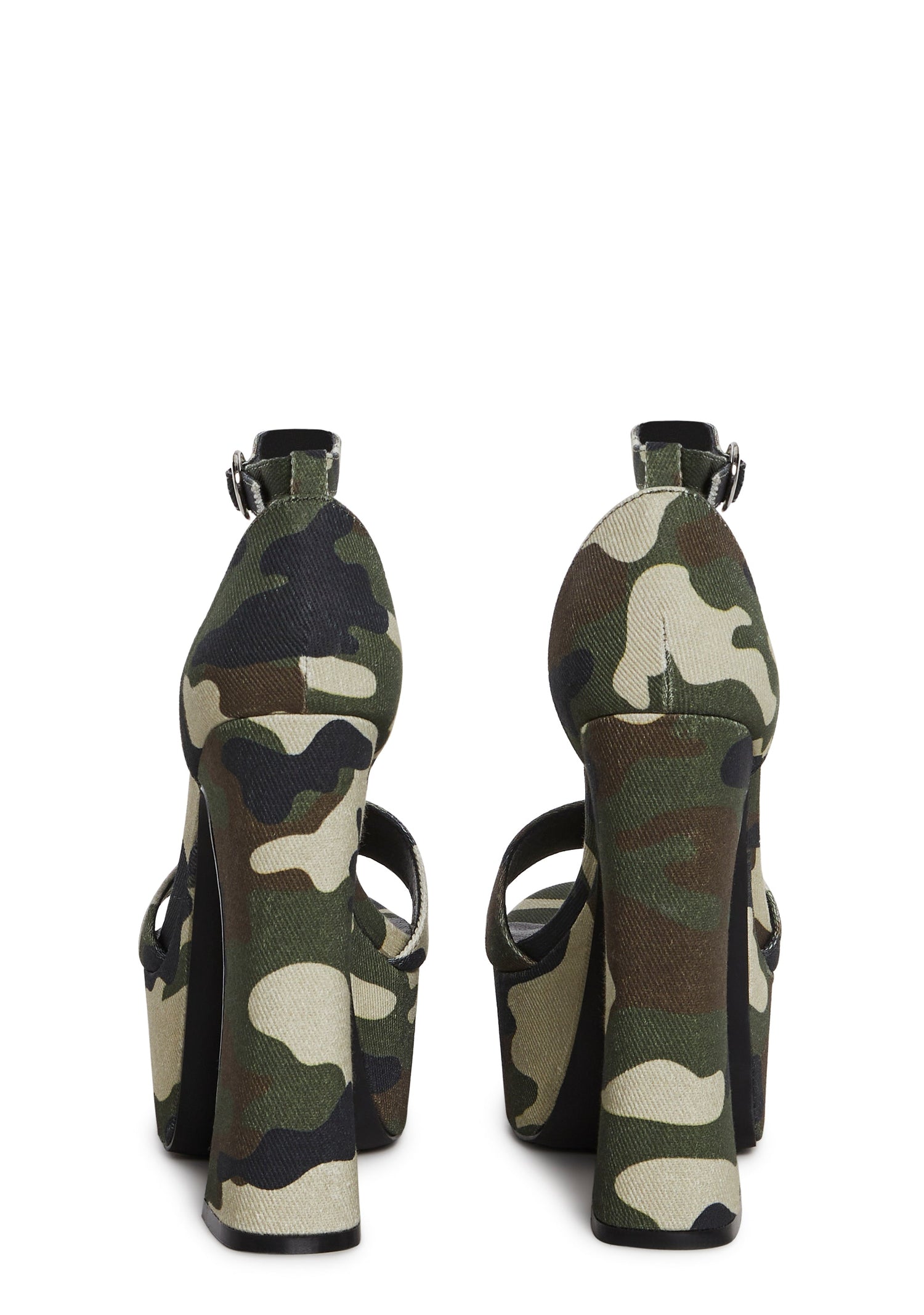 Holy Revelation Pure Platform Heels - Camo