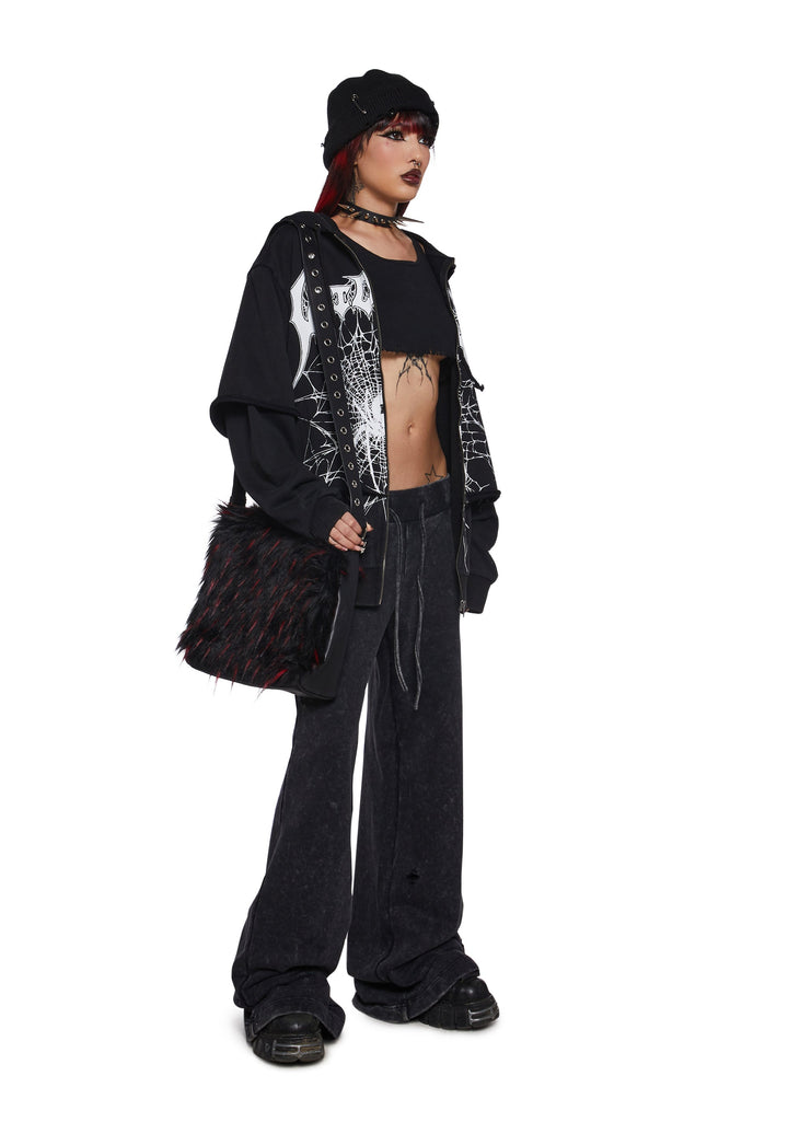 Death Rock Wide Leg Sweatpants