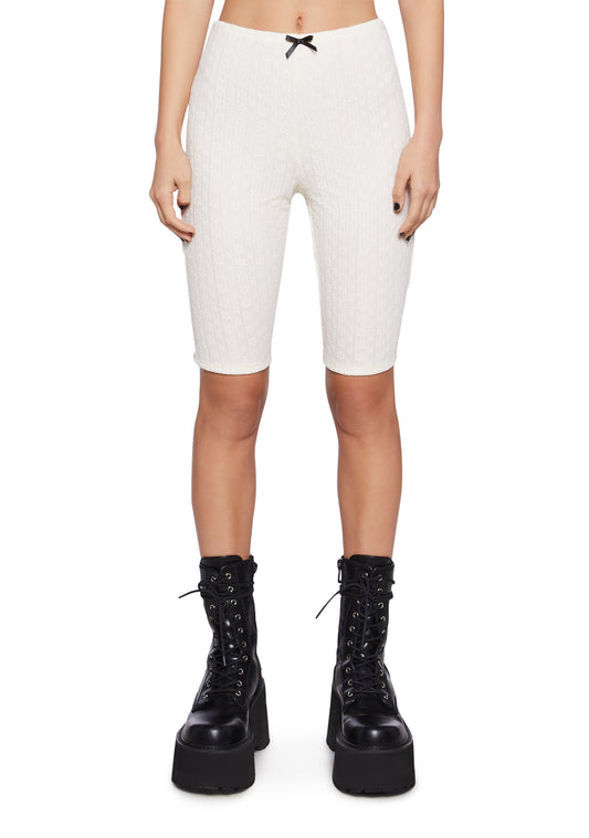 Best Bet Pointelle Biker Shorts