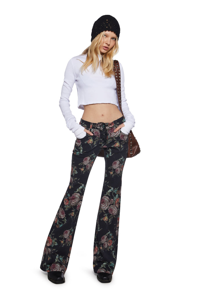 Poetic Words Denim Jeans
