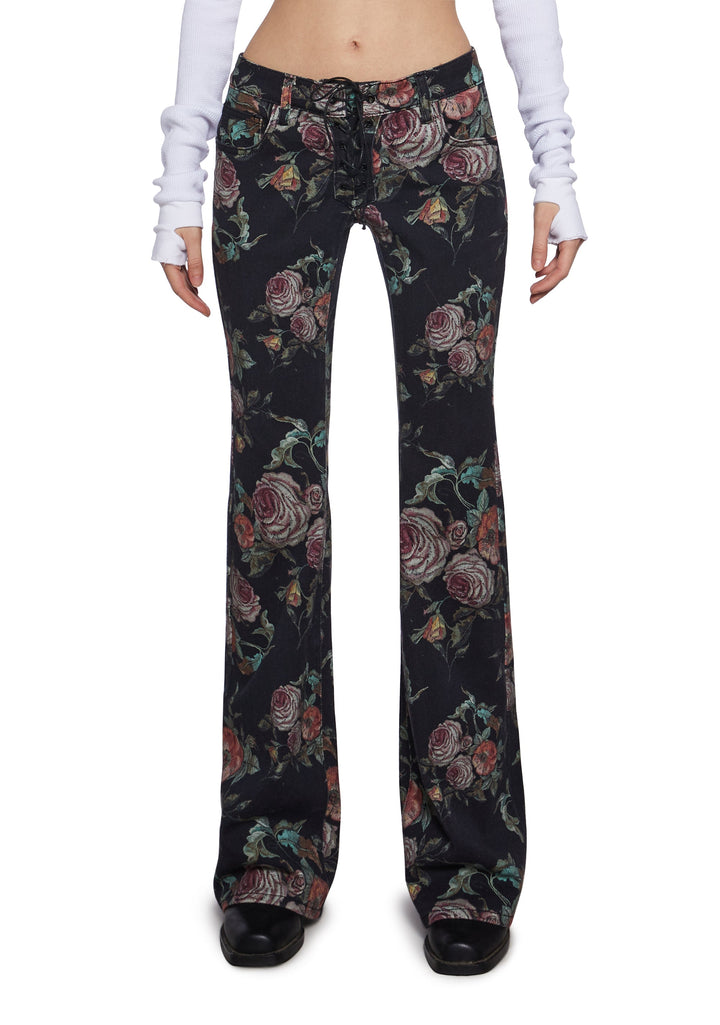 Poetic Words Denim Jeans