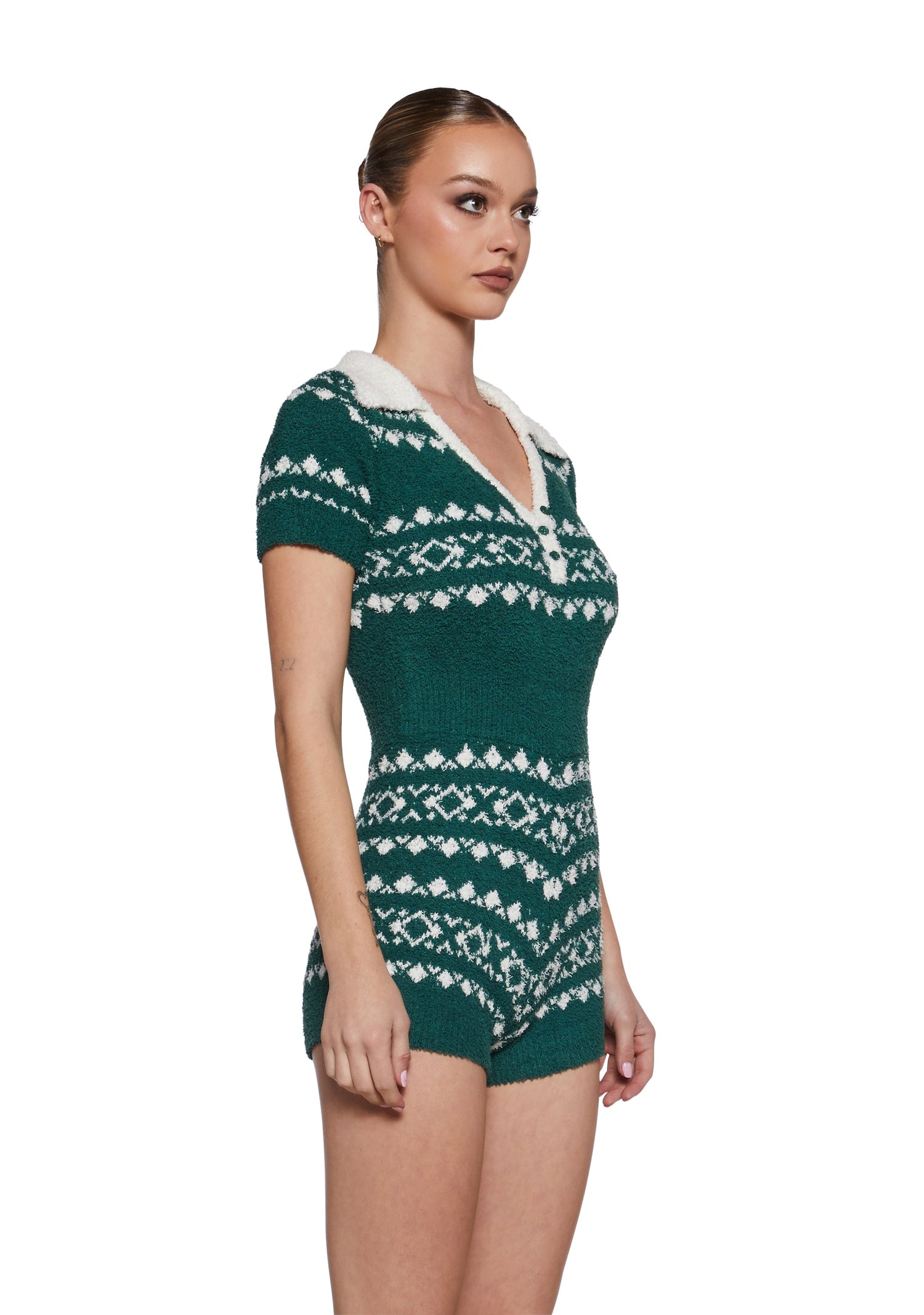 Chalet Dreams Fuzzy Romper