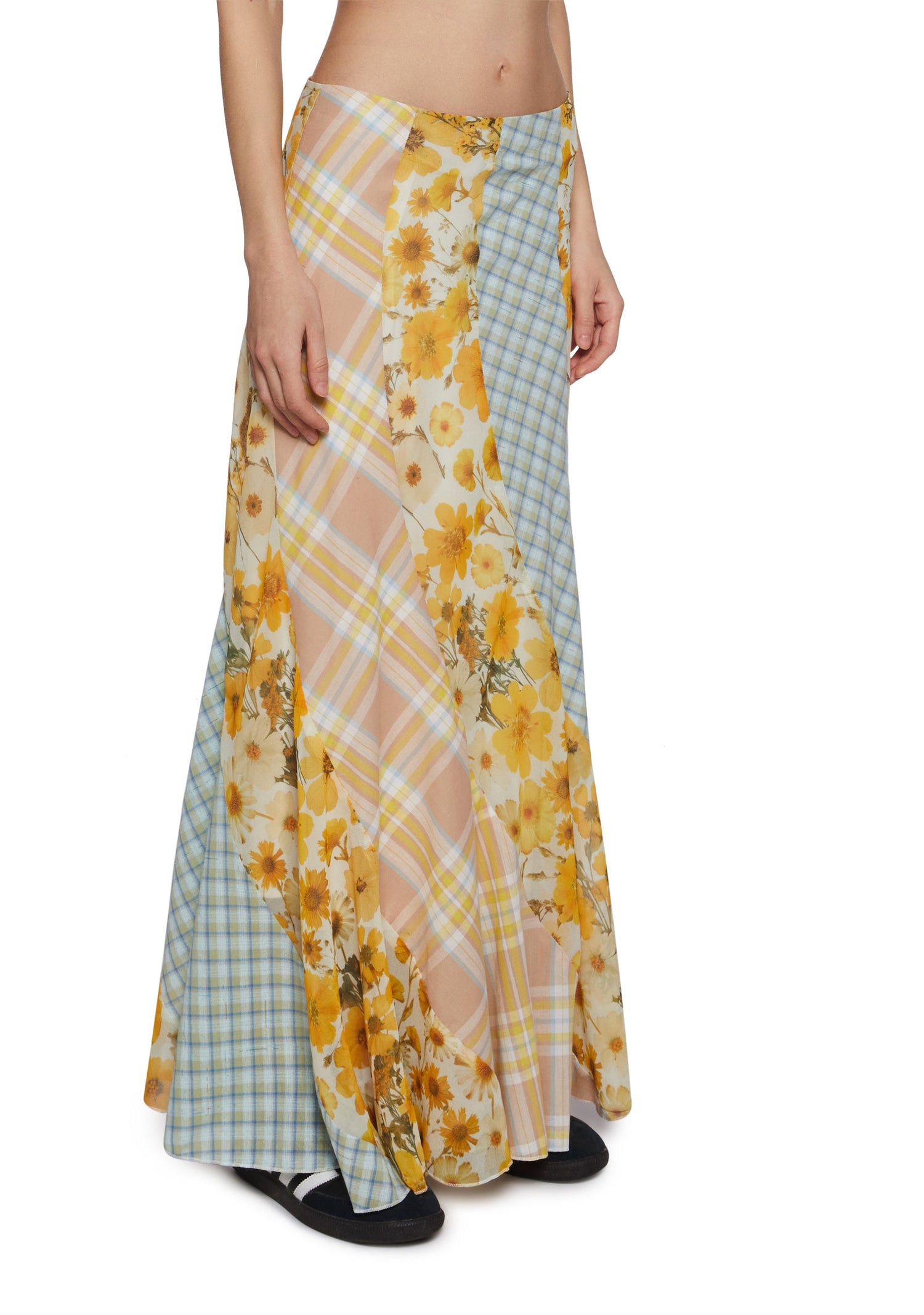 Pressed Flowers Maxi Skirt