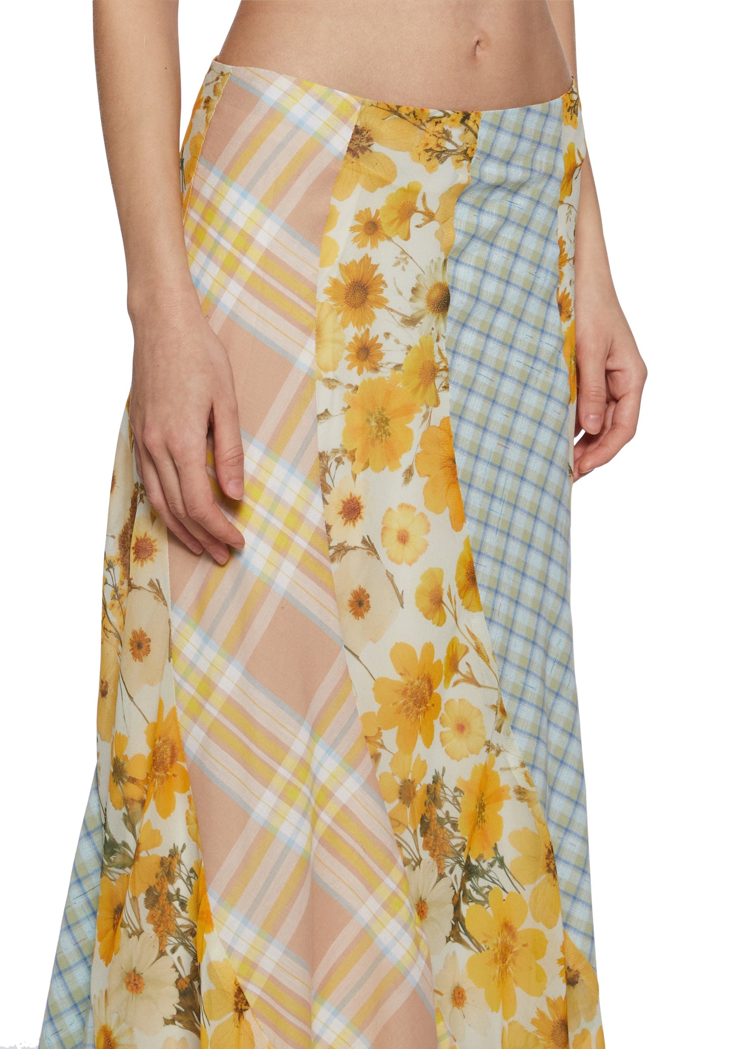 Pressed Flowers Maxi Skirt