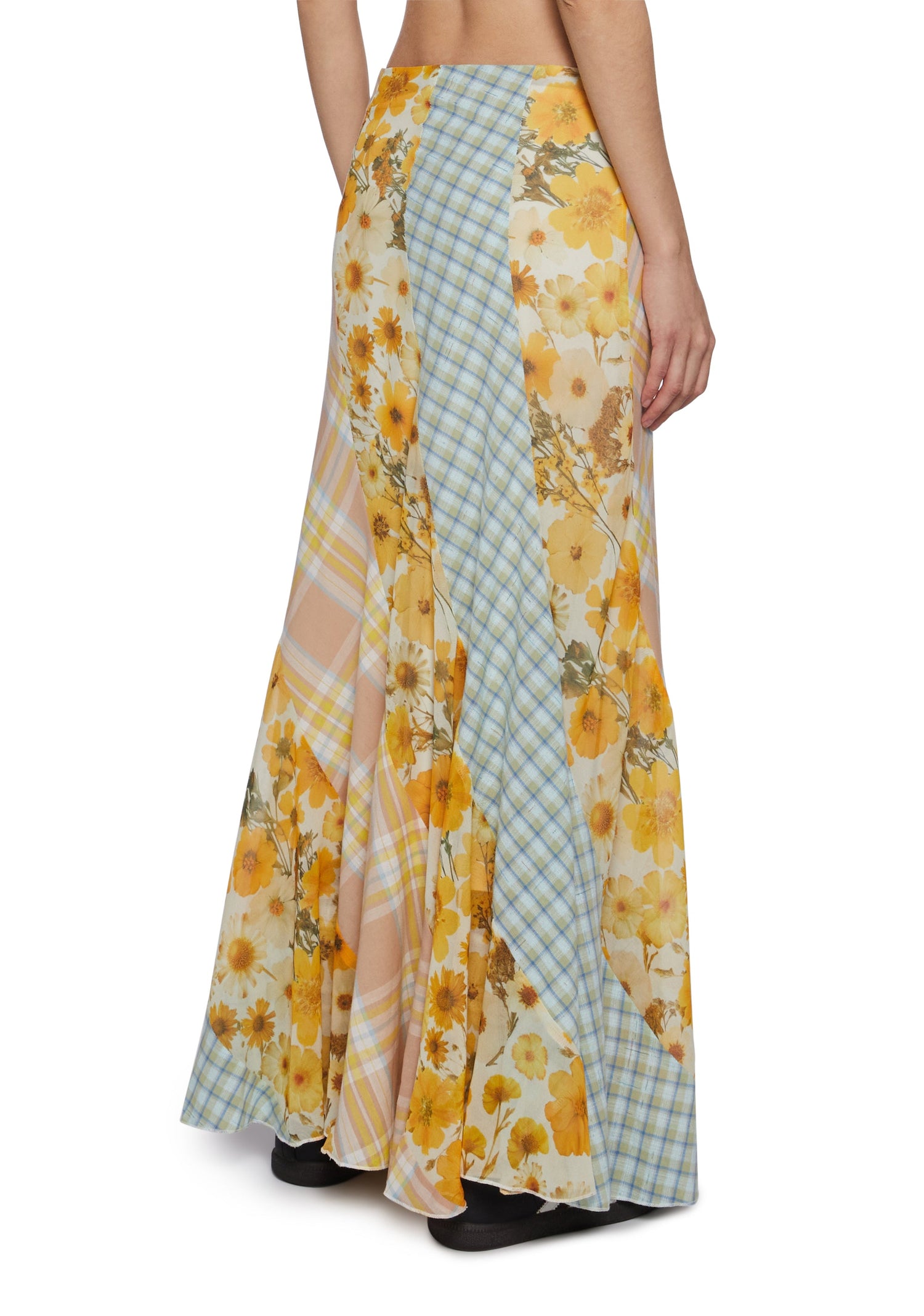 Pressed Flowers Maxi Skirt