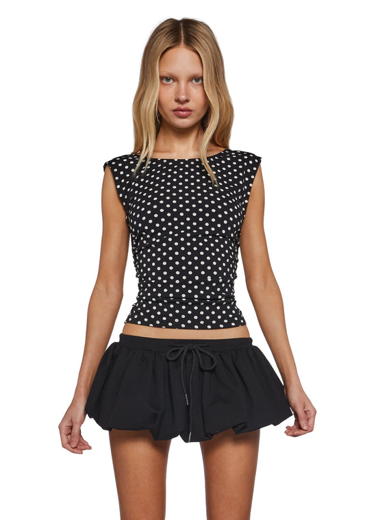 Elegant Turn Short Sleeve Top
