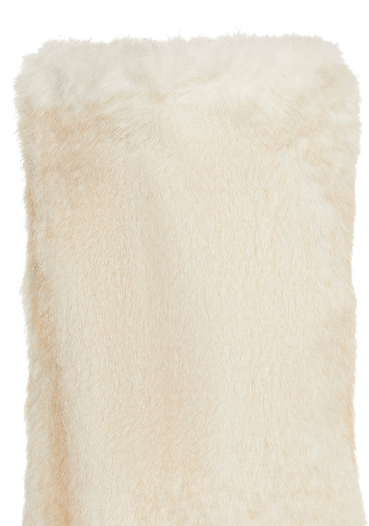 Ahsoka Foldover Flat Boots - White