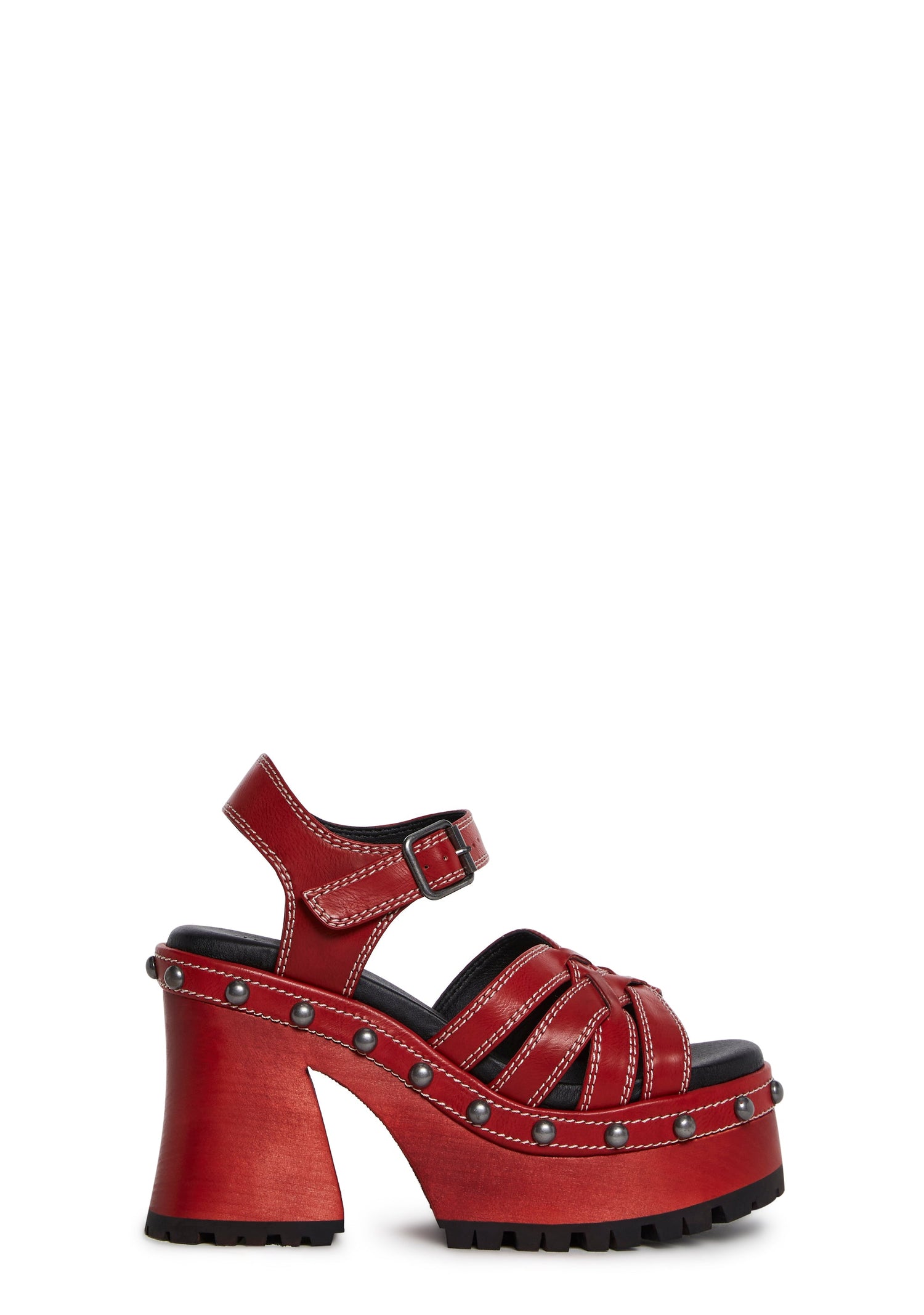 Crush Promises Platform Sandals - Red