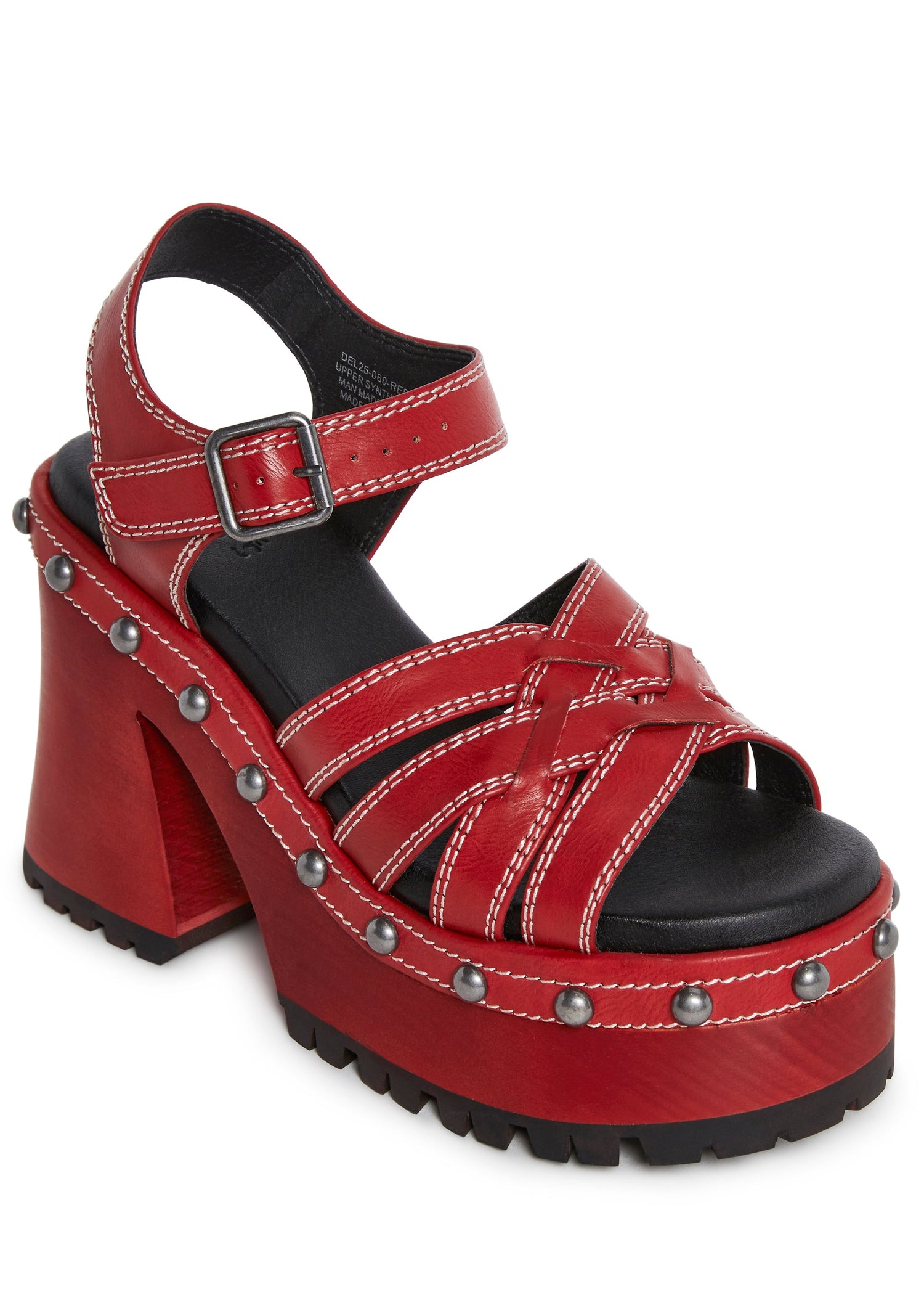 Crush Promises Platform Sandals - Red